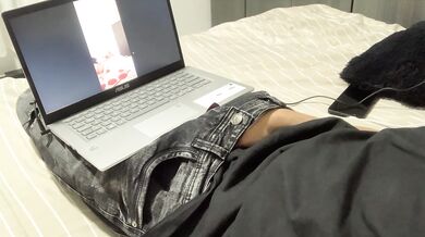 My friend masturbates while watching me and my husband have sex