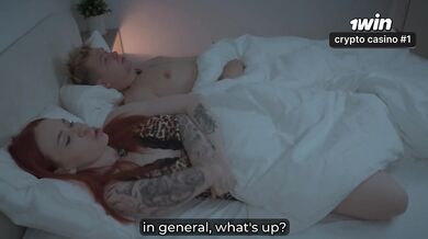 Step Mom Shares Bed with Step Son After Fight - Cums Inside!