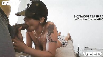 LESBIAN HAT ON BLOWJOB Sucking Thick Huge Cock Pov Sensual Fantasy Reality Minah Khali
