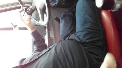 Quick blowjob while waiting in line