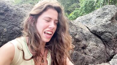 Young Slut Gets Caught Sneaking Away From Family Vacation To Masturbate in Public in Costa Rica