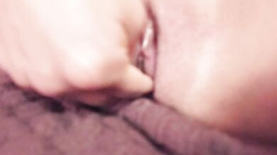 College girl masturbates in close-up until she has an orgasm