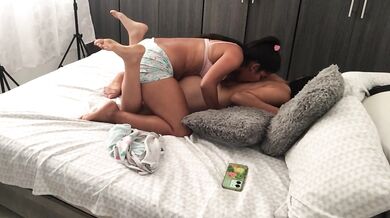 I have sex with my friend and we make a hot video for her husband.