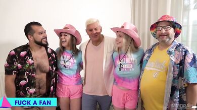 Teddy Takes the Plunge into Rebel & Lana's Asses & Pussies!