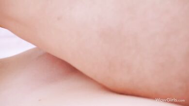 WOWGIRLS Super hot blonde girl Bella Spark sucking and fucking her lover on the bed