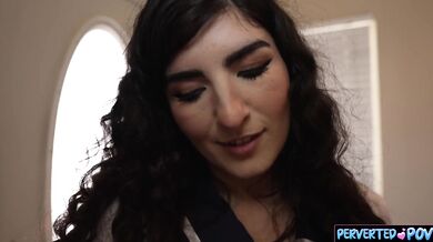 Pregnant student Nikki Slick seduces professor