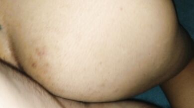 I cum in her big ass, in her favorite position on all fours