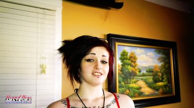 Lovely Tattooed Marcie Enjoys Getting Her Wet Twat Rubbed!