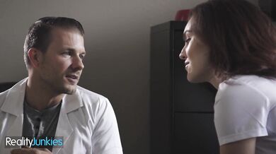 REALITYJUNKIES - Naughty Nurse Receives A Wild Injection Treatment From Her Mischievous Doctor