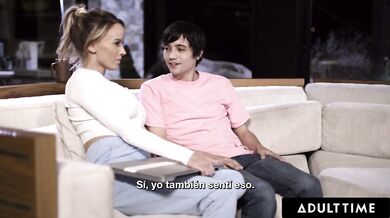 ADULT TIME - MILF Pristine Edge Is Kept Up All Night By Stepson's Desire To Fuck - SPANISH SUBTITLES