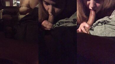 Step sis swollows my cum on the car ride