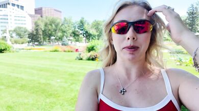 Women can go topless too! Denver topless parade Vlog