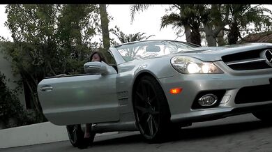 Aspen Ora Masturbates In A Luxury Sports Car