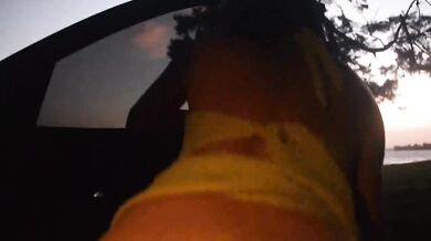 Cojimos en el auto y se trago toda la lechita