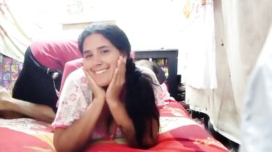 Rica follada Britanly Brow y WizkhalBrian mañanero en pijama