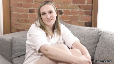 Cum Twice and Eat Your Creampie Out Of Your Wife's Pussy - Clara Dee POV Virtual Sex
