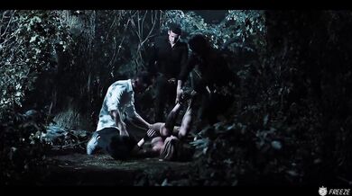 Asian Slut Gangbang - Japanese Girl With Big Tits Gets Used Like A Fuckdoll In The Woods Freeze Fuck