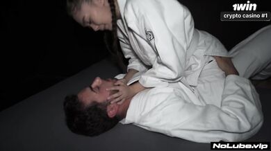 PINNED DOWN - Asian Teen Fucked By Her Trainer