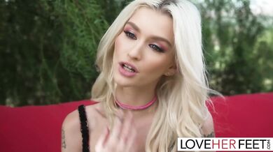 Petite Blondie Emma Rosie Worshipped And Fucked After