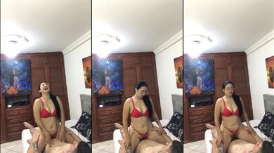 College girls strip naked in the car on the way to work
