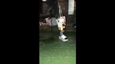 Fun night sissy and friend, piss, orgasm