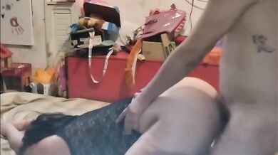 Mi girlfriend is desperate for. She's a very slutty