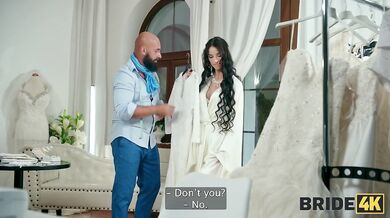 BRIDE4K. Gorgeous and naughty young bride jumped on a big dick while the groom was waiting