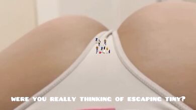 Giantess Pierina Goddess and the prisoners of her ass