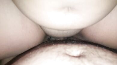 I watched her lips part as my penis entered her