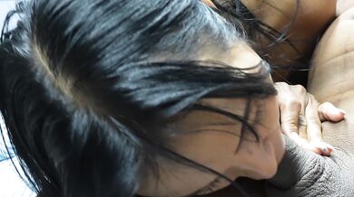 Stepsister Gives the Best Massage to Her Stepbrother's Cock. Part 1