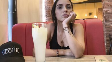 I INVITED HER TO EAT SALAD BUT ON THE CONDITION THAT SHE USED MY SPECIAL SAUCE