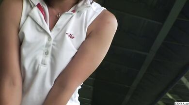 Japanese MILF golf date and love love at love hotel