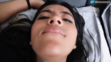 My stepsister comes to visit and eats some of my cock
