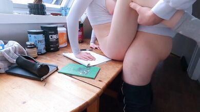 College Girl gets seduced by Teacher