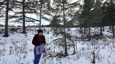 Big Booty Stranger Lets Me Fuck Her At Campsite On Christmas
