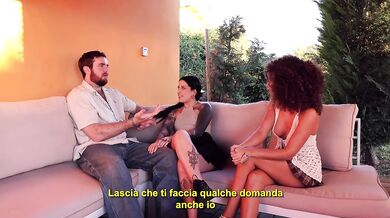 HE CHEATS ON HIS GIRLFRIEND WITH ME AND ENDS UP IN A THREESOME! GirthMasterr & Morea Black