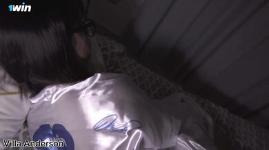 I was scared, and my stepmother gave me her ass to take away the fright