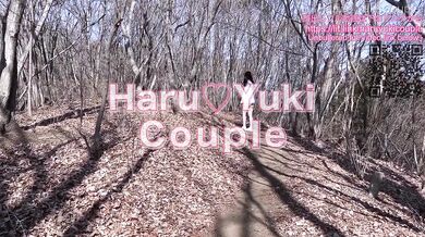 Outdoor exposure! Creampie in car sex after forest bathing naked