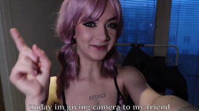Hold my camera i need to fuck my slave