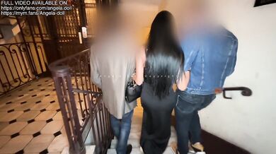 bourgeois slut sucks cocks in a cellar and drinks their cum in a dog bowl