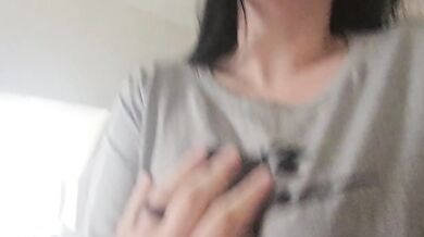 Beautiful Big Titty Dark Haired Girlfriend Gets Tits Sucked And A Deep Dripping Creampie