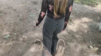 Invited home and fucked a cute student girl feeding birds