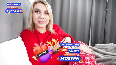 Step mom gives herself to step son as perfect christmas gift