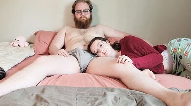 MY SUBMISSIVE STEPSISTER SURPRISED with BLOWJOB DURING MOVIE