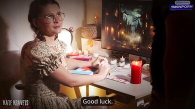 On Halloween Night I Accidentally Summoned a Lust Demon and She Fucked My Stepbrother - Kate Kravets