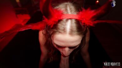 On Halloween Night I Accidentally Summoned a Lust Demon and She Fucked My Stepbrother - Kate Kravets