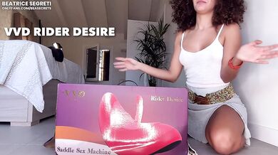 VVD RIDER DESIGN SEX TOY UNBOXING, RIDE AND ORGASM