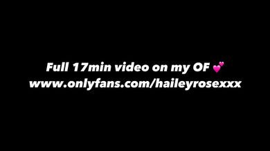 HAILEY ROSE POUNDS HER PUSSY WITH A FUCK MACHINE BY HISMITH