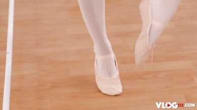 Petite Lina Joy Performs Awesome Ballet Fuck