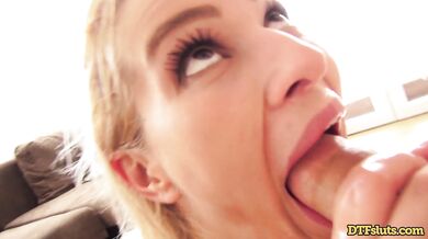 DTFsluts - Cherry Kiss Blonde Natural Anal Nymphomanic